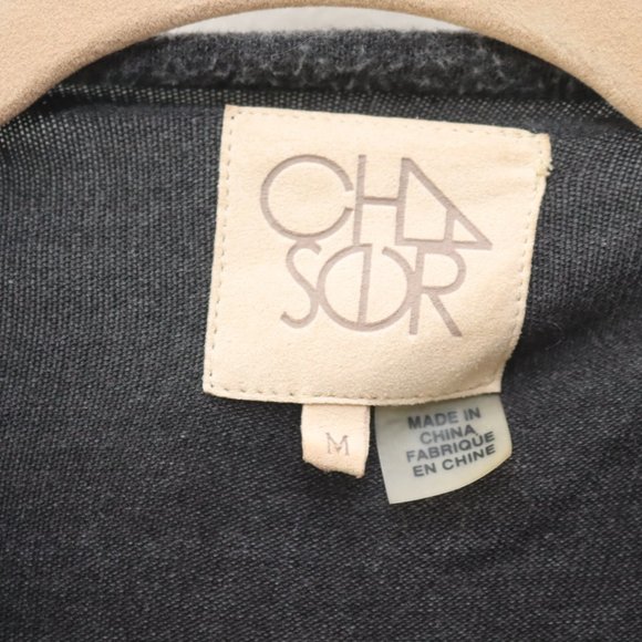 Chaser Gray Wrap Jacket Coat Cardigan  size M - Picture 6 of 9